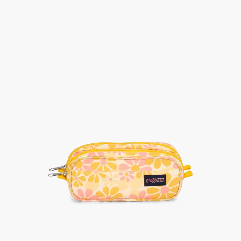 JANSPORT LARGE ACCESSORY POUCHSKIP DAISY YELLOW